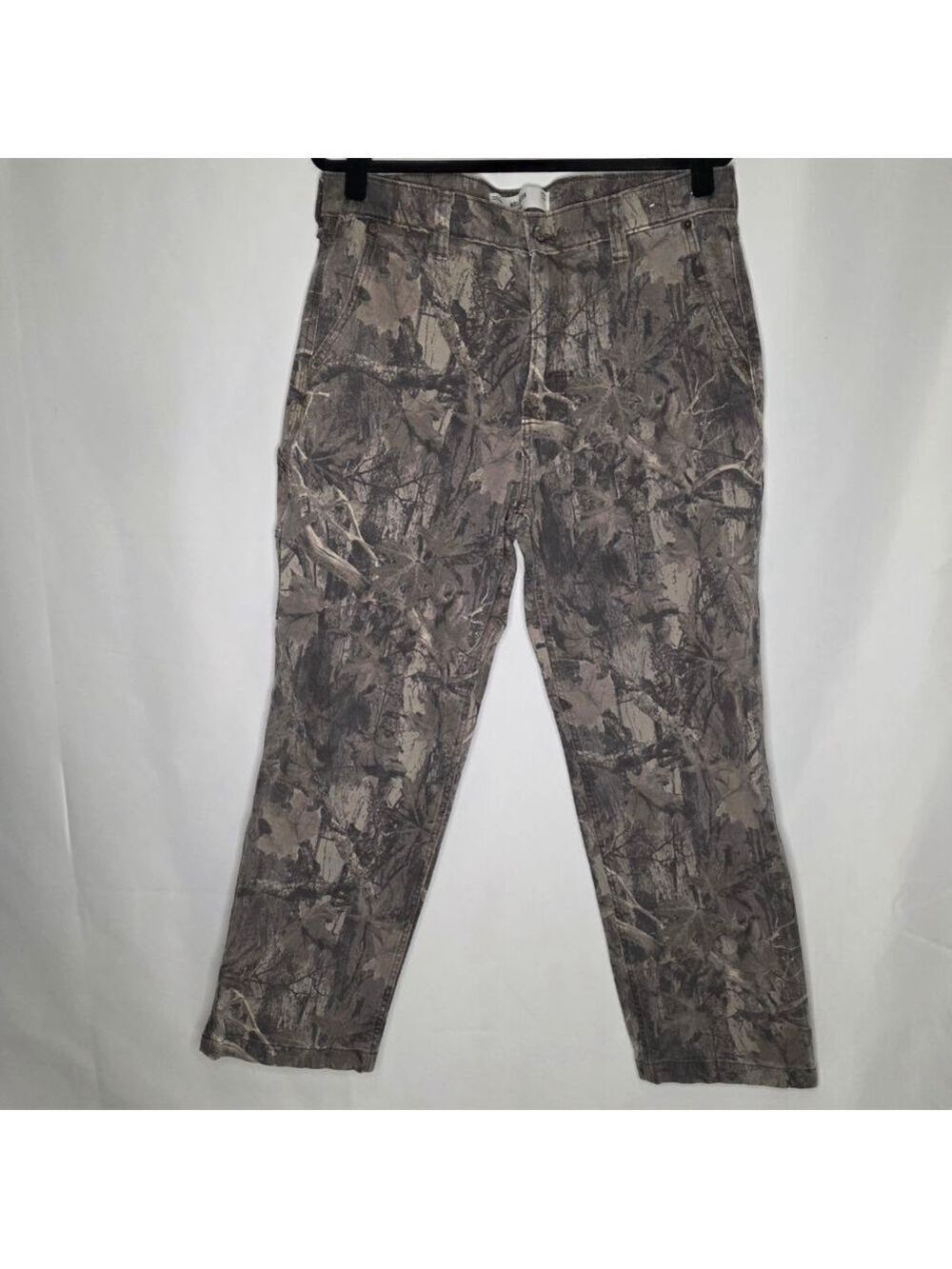 Hollister Gray Brown Camouflage Cargo Pants Waist 34